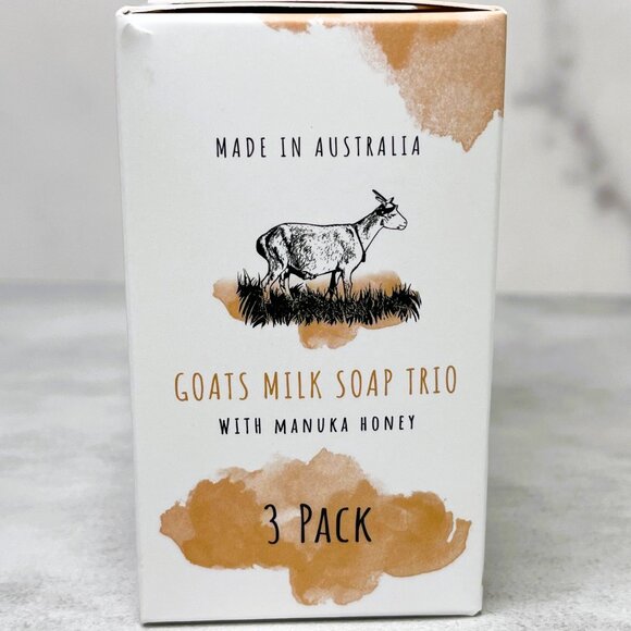 Goats Milk 6Pk Bar Soap with Manuka Honey - Australia - Picture 3 of 3